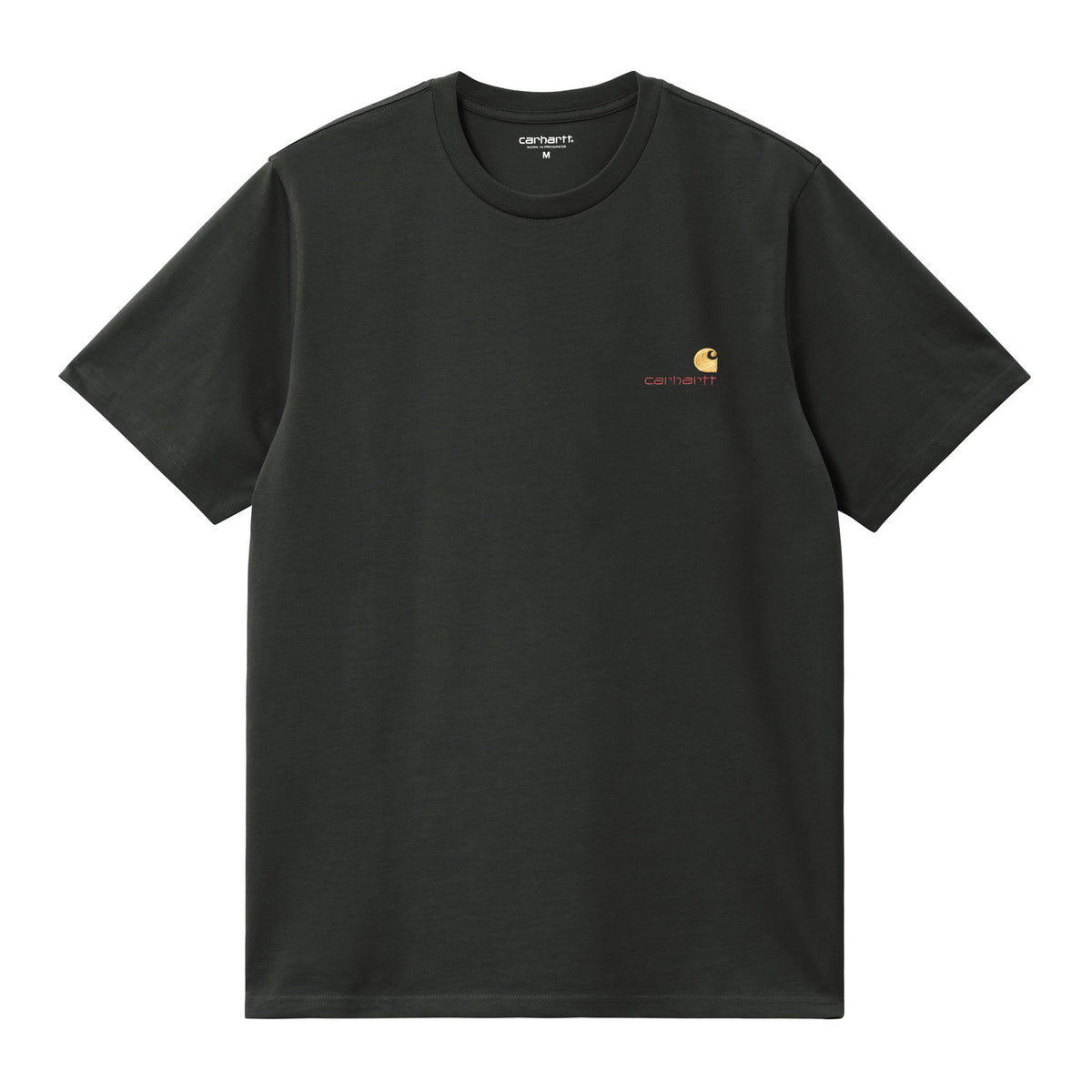 Carhartt WIP S/S American Script T-Shirt Raven  - I0299563T6XX