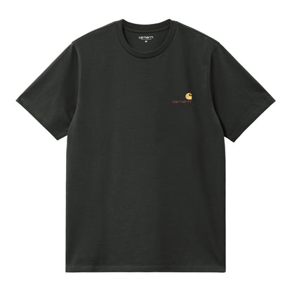 Carhartt WIP S/S American Script T-Shirt Raven  - I0299563T6XX