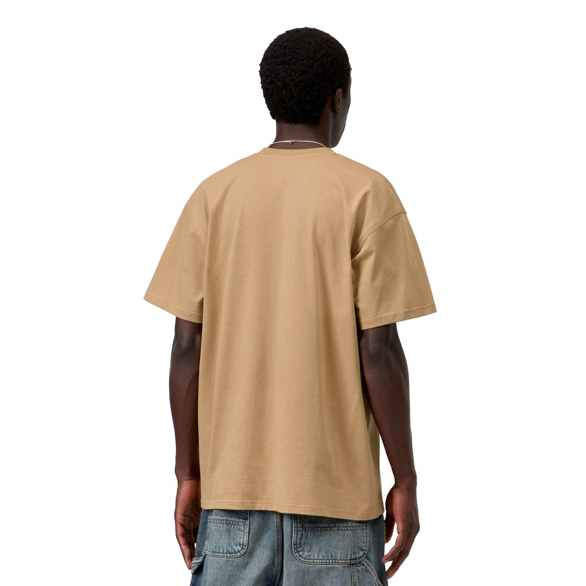 Carhartt WIP S/S American Script T-Shirt WIP Dusty Hamilton  - I0299563TFXX