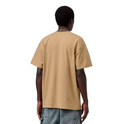 Carhartt WIP S/S American Script T-Shirt WIP Dusty Hamilton  - I0299563TFXX