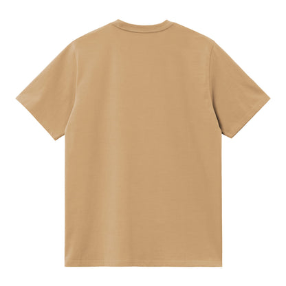 Carhartt WIP S/S American Script T-Shirt WIP Dusty Hamilton  - I0299563TFXX