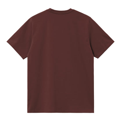 Carhartt WIP S/S American Script T-Shirt Amarone  - I029956826XX