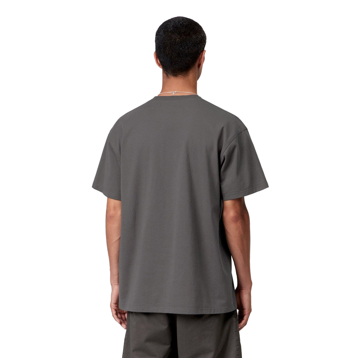 Carhartt WIP S/S American Script T-Shirt Graphite  - I02995687XX
