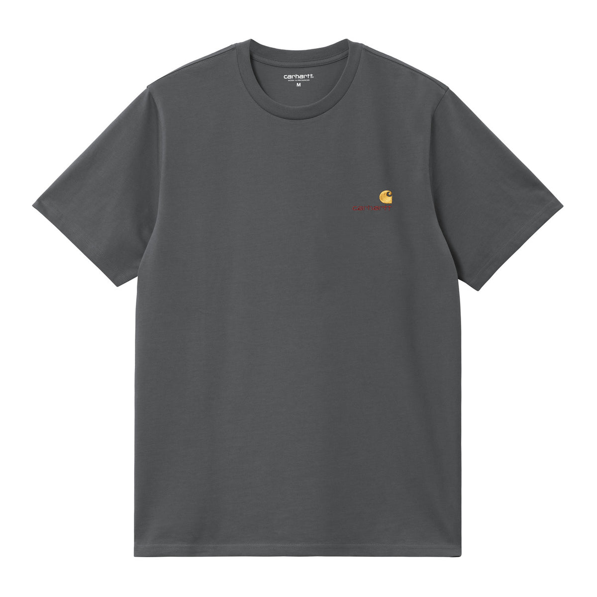 Carhartt WIP S/S American Script T-Shirt Graphite  - I02995687XX