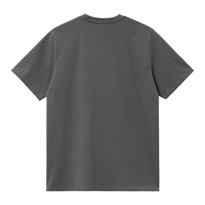 Carhartt WIP S/S American Script T-Shirt Graphite  - I02995687XX