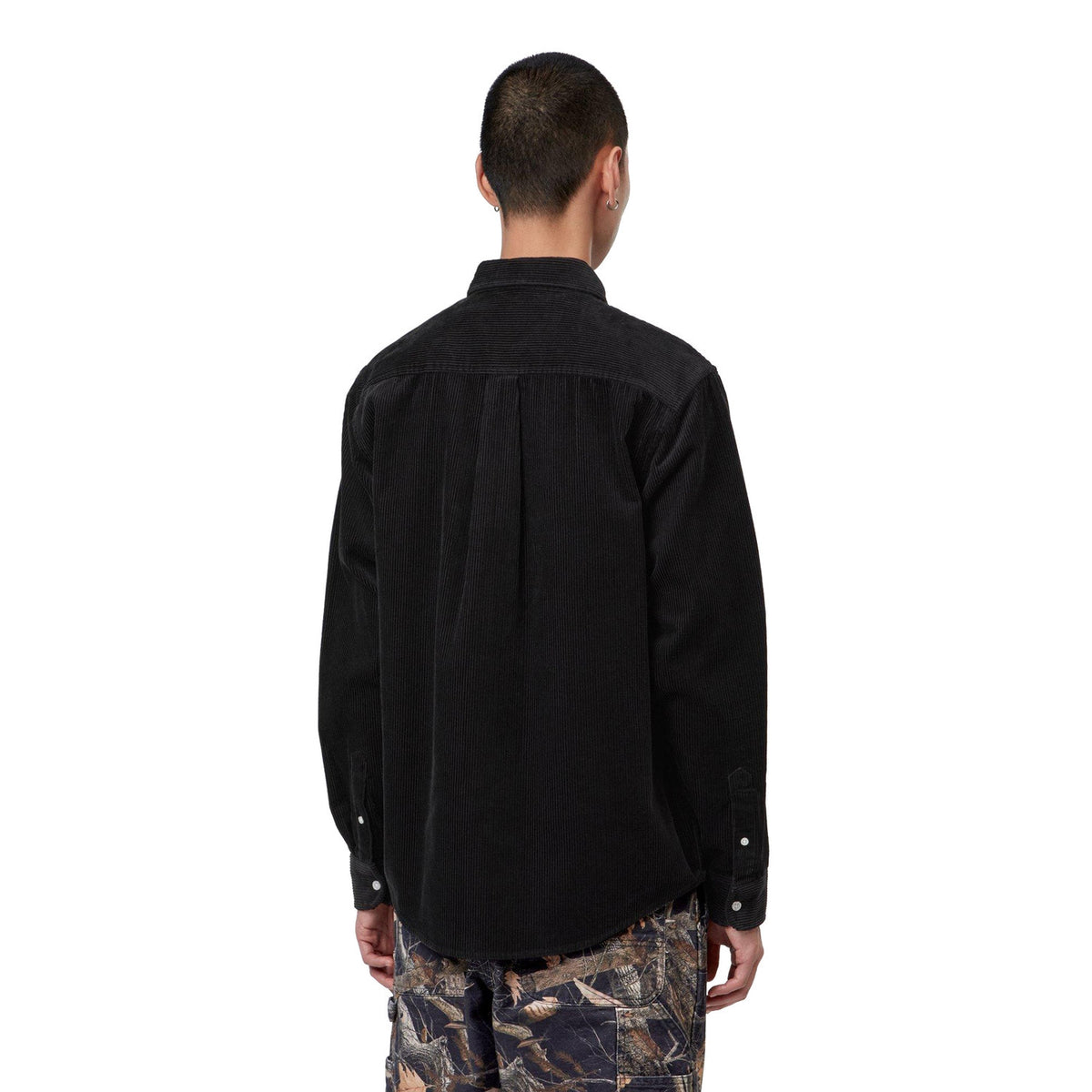 Carhartt WIP L/S Madison Cord Shirt Soot  - I02995826XX