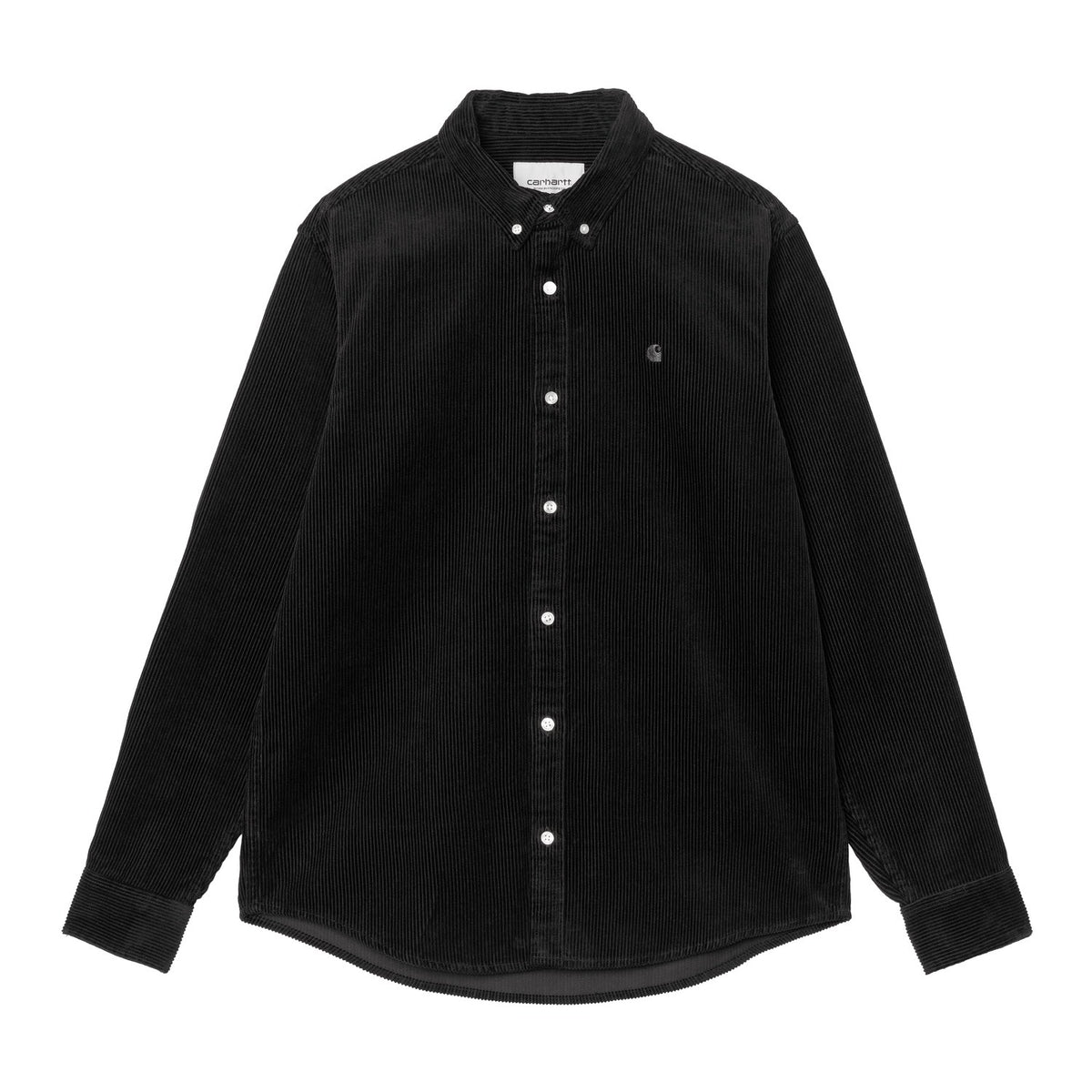 Carhartt WIP L/S Madison Cord Shirt Soot  - I02995826XX