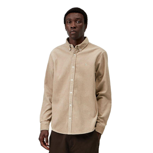 Carhartt WIP L/S Madison Cord Shirt Wall  - I029958G1XX