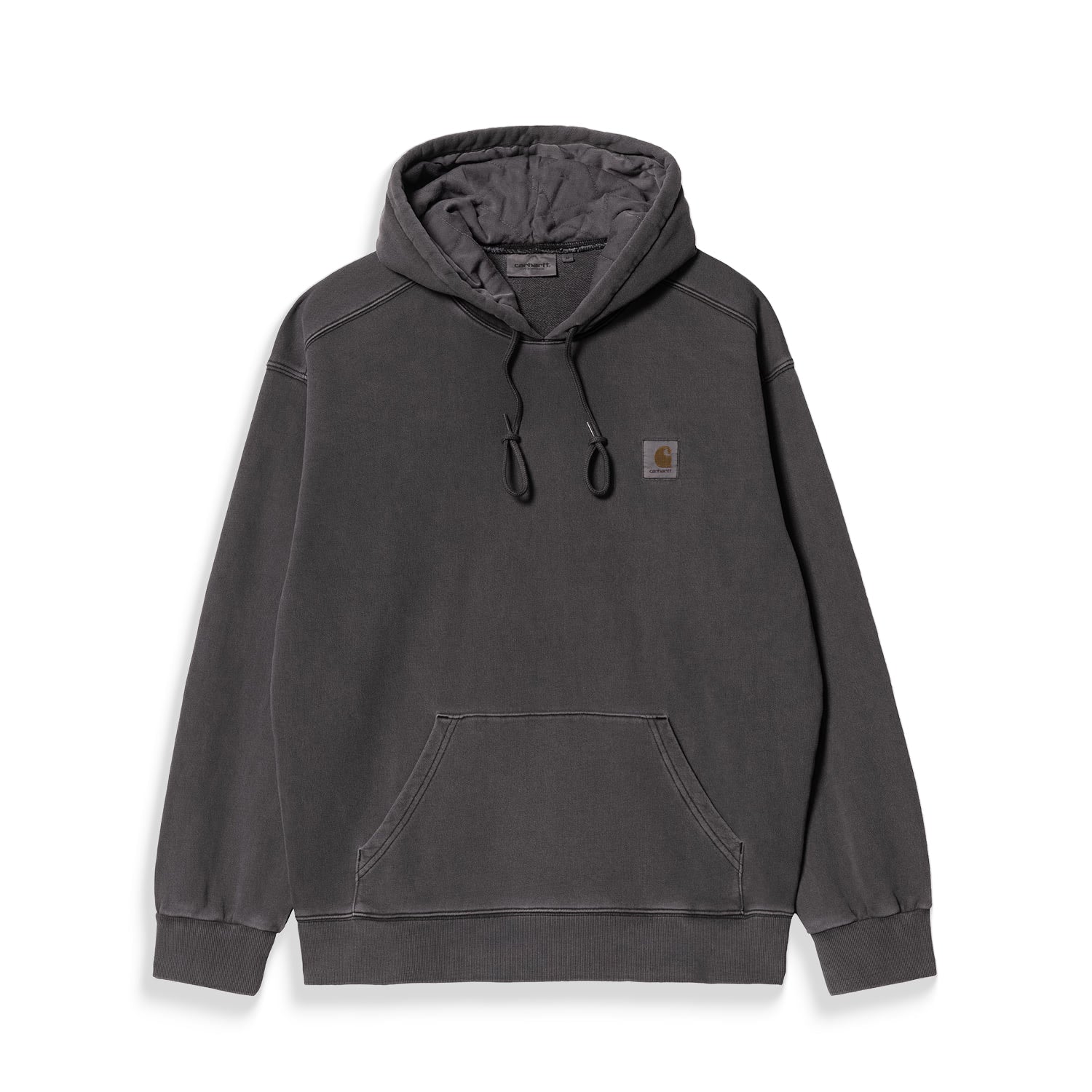 Carhartt WIP Hooded Nelson Sweat Black garment dyed  - I02996389GD