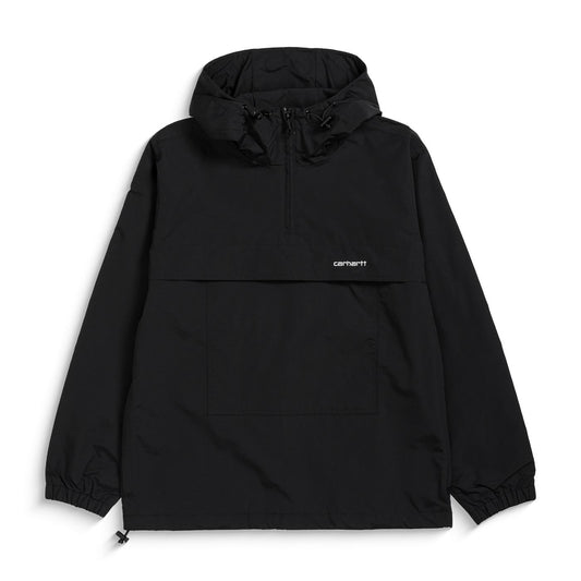 Carhartt Windbreaker Pullover Black/White  - I0300080D2XX