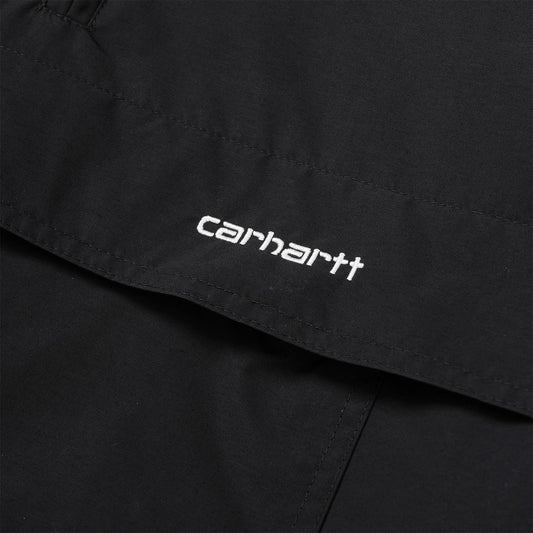 Carhartt Windbreaker Pullover Black/White  - I0300080D2XX