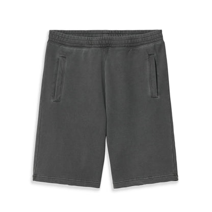 Carhartt WIP Nelson Sweat Short Black garment dyed  - I03013089GD
