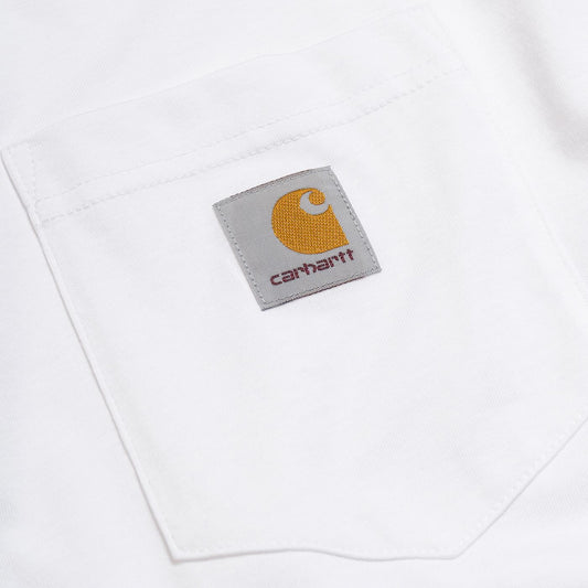 Carhartt S/S Pocket T-Shirt White  - I03043402XX