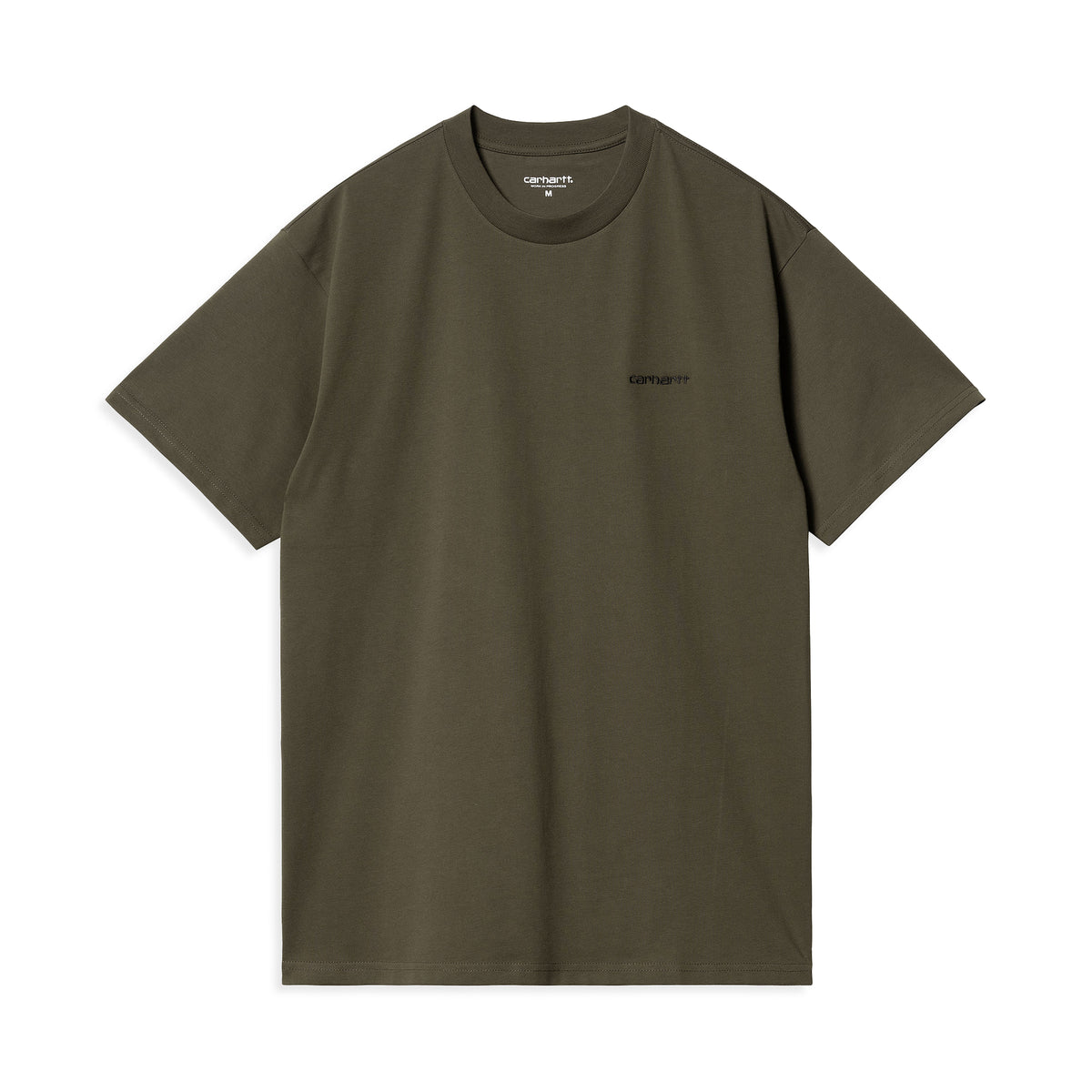 Carhartt WIP S/S Script Embroidery T-Shirt Cypress/Black