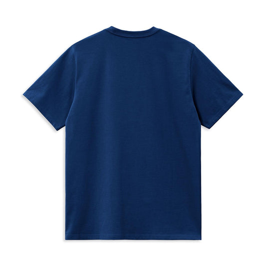 Carhartt S/S Script Embroidery T-Shirt Elder/White  - I03043522TXX