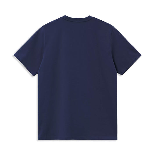 Carhartt S/S Script Embroidery T-Shirt Ink/Air Yellow  - I0304352QFXX