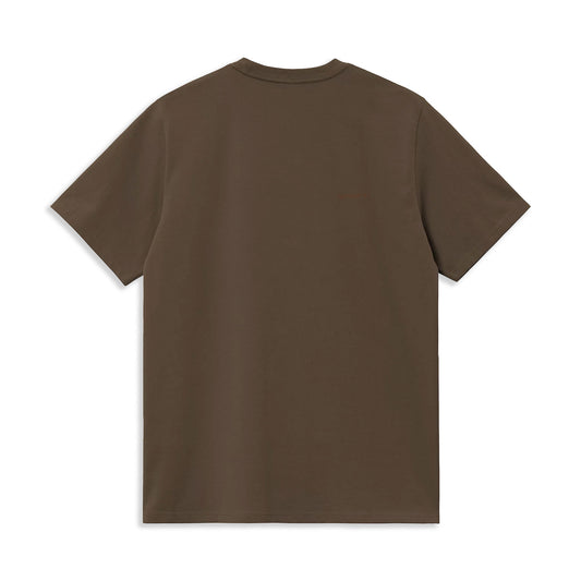 Carhartt S/S Script Embroidery T-Shirt Liberica/Air Sky  - I0304352QGXX