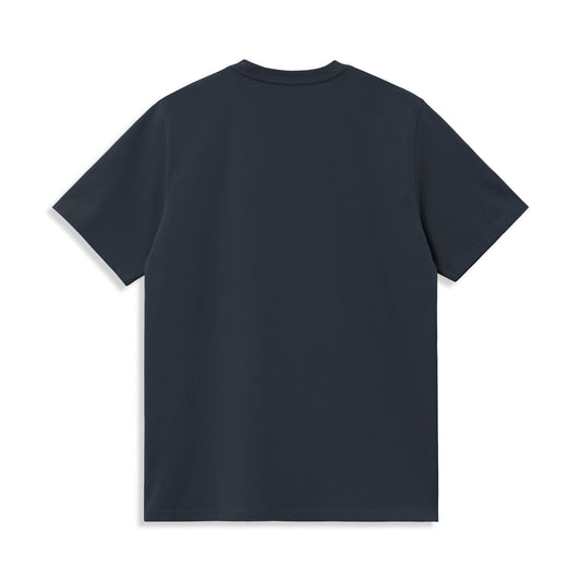 Carhartt WIP S/S Script Embroidery T-Shirt Deep Night/White  - I03043538LXX