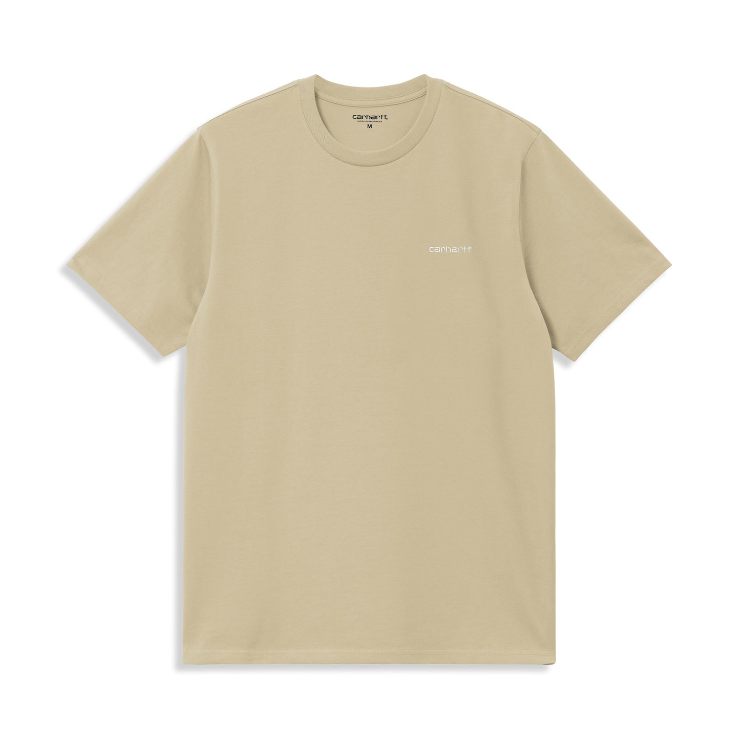 Carhartt WIP S/S Script Embroidery T-Shirt Barchan/White  - I0304353LWXX