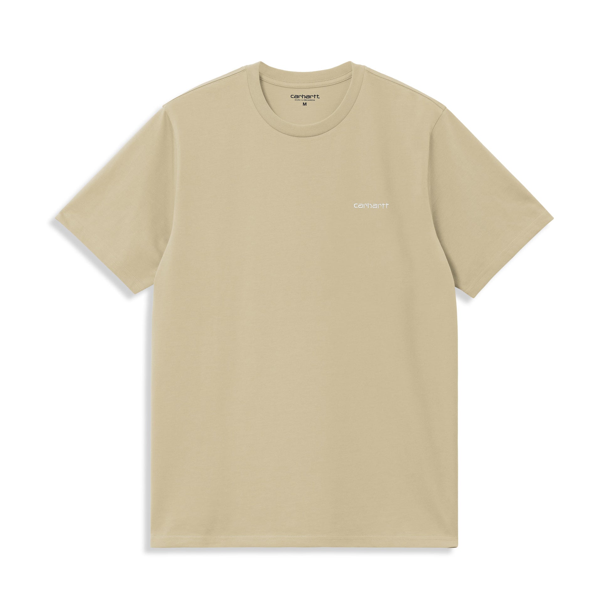 Carhartt WIP S/S Script Embroidery T-Shirt Barchan/White  - I0304353LWXX
