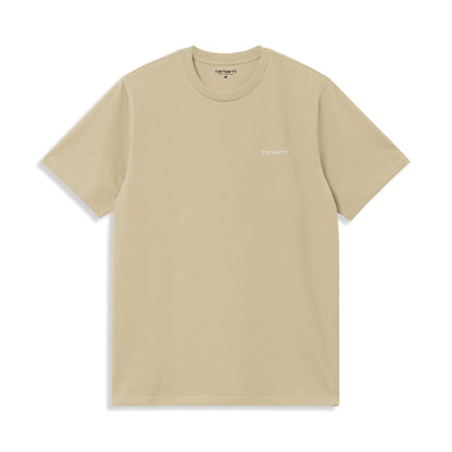 Carhartt WIP S/S Script Embroidery T-Shirt Barchan/White  - I0304353LWXX