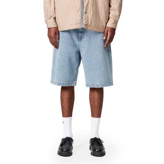 Carhartt WIP Landon Short Blue bleached  - I0304690135