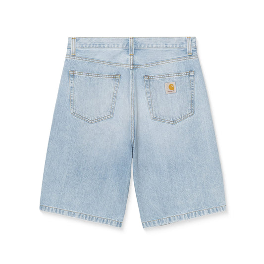 Carhartt WIP Landon Short Blue heavy worn bleached  - I03046901WU
