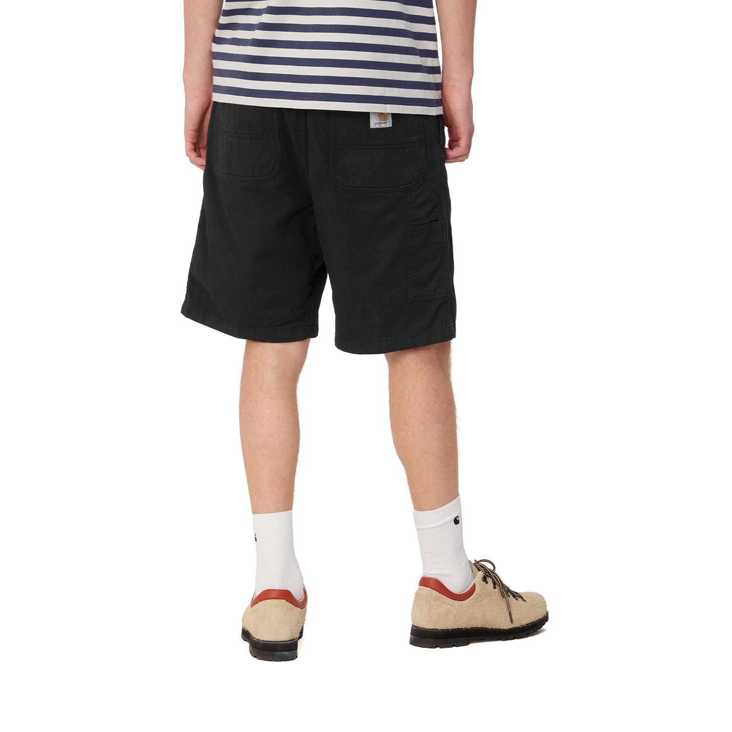 Carhartt WIP Flint Short Black garment dyed  - I03048089GD