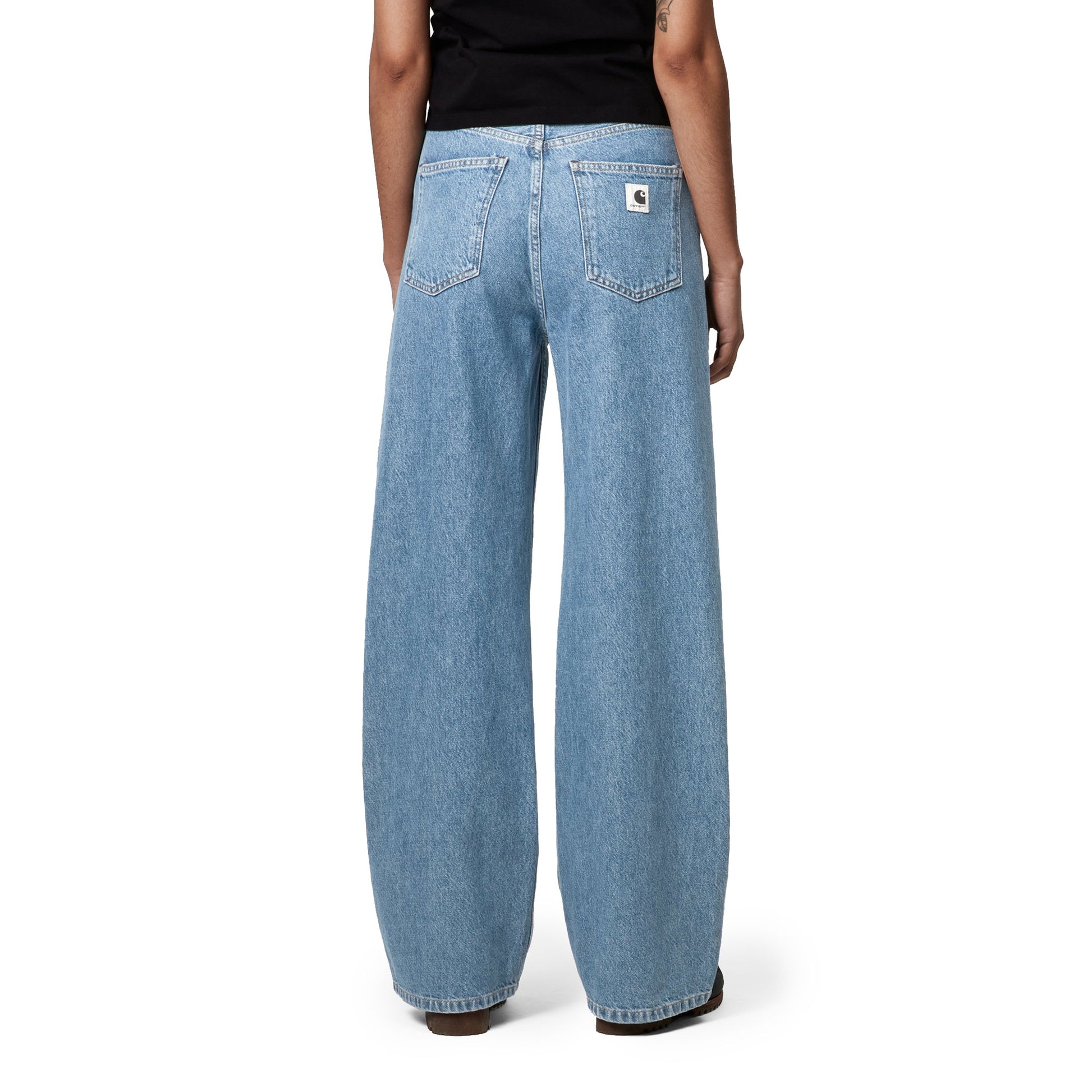 Carhartt WIP W Jane Pant Blue heavy stone wash  - I0304970160