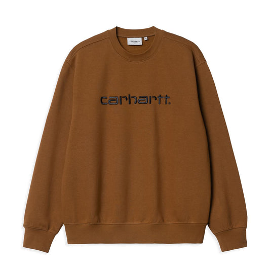 Carhartt WIP Carhartt Sweat Deep Hamilton Brown/Black  - I0305461QBXX