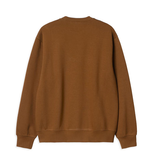Carhartt WIP Carhartt Sweat Deep Hamilton Brown/Black  - I0305461QBXX