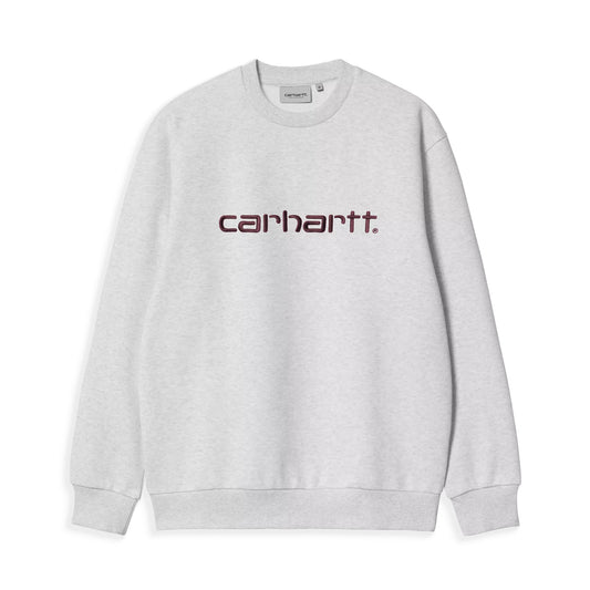 Carhartt WIP Carhartt Sweat Ash Heather/Rondo  - I03054638HXX
