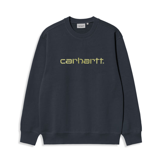 Carhartt WIP Carhartt Sweat Deep Night/Gentle Green  - I0305463PLXX
