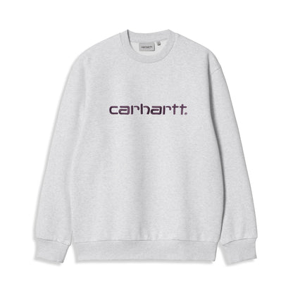 Carhartt WIP Carhartt Sweat Ash Heather/Cozy Purple  - I0305463PNXX