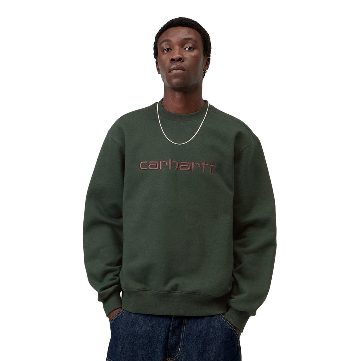 Carhartt WIP Carhartt Sweat Dark Scarab/Palisander  - I0305463YZXX