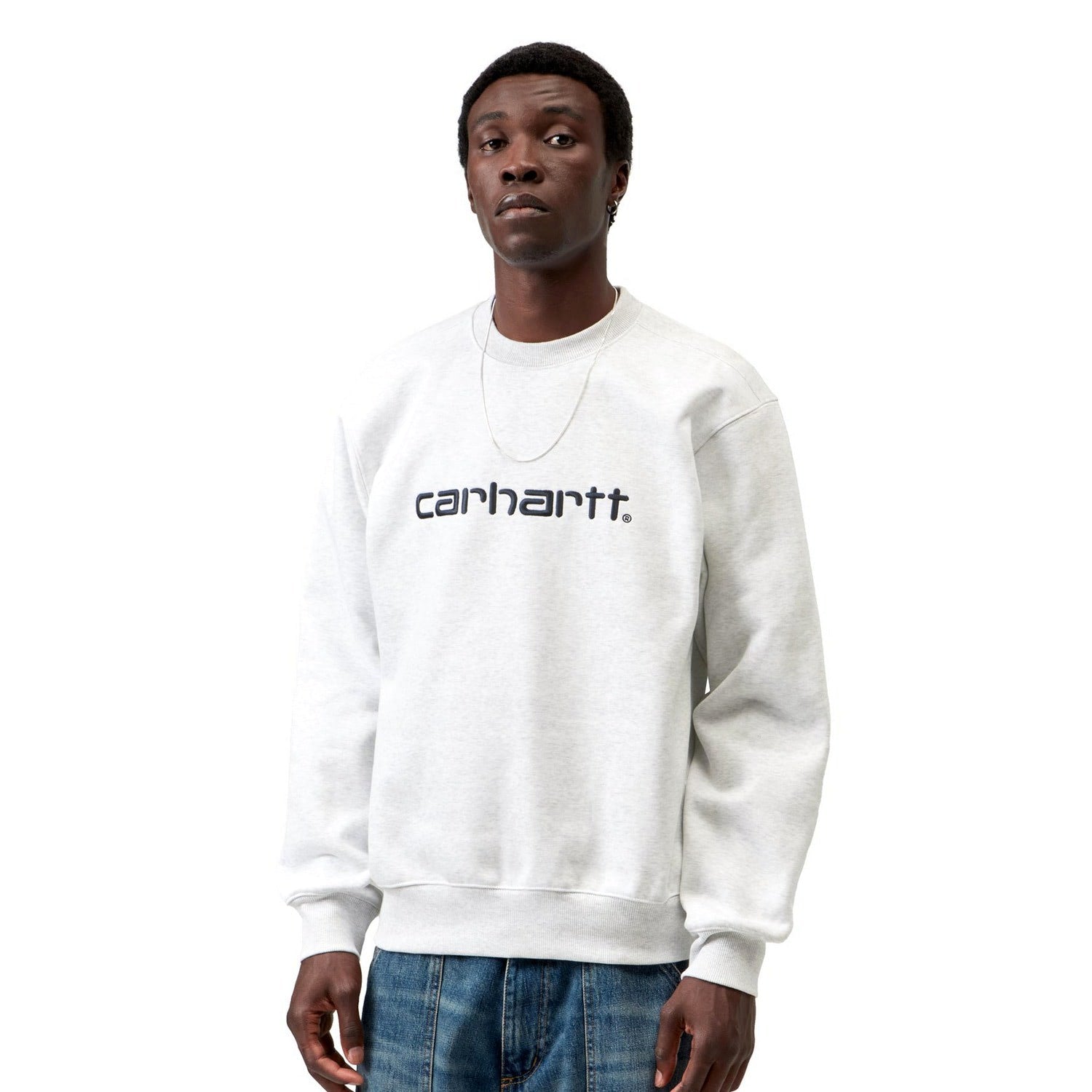Carhartt WIP Carhartt Sweat Ash Heather/Graphite  - I0305463Z5XX
