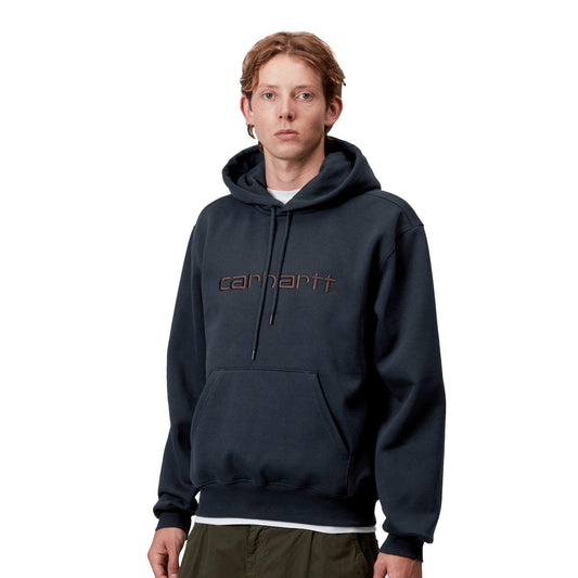 Carhartt WIP Hooded Carhartt Sweat Deep Night/Palisander  - I03054738CXX