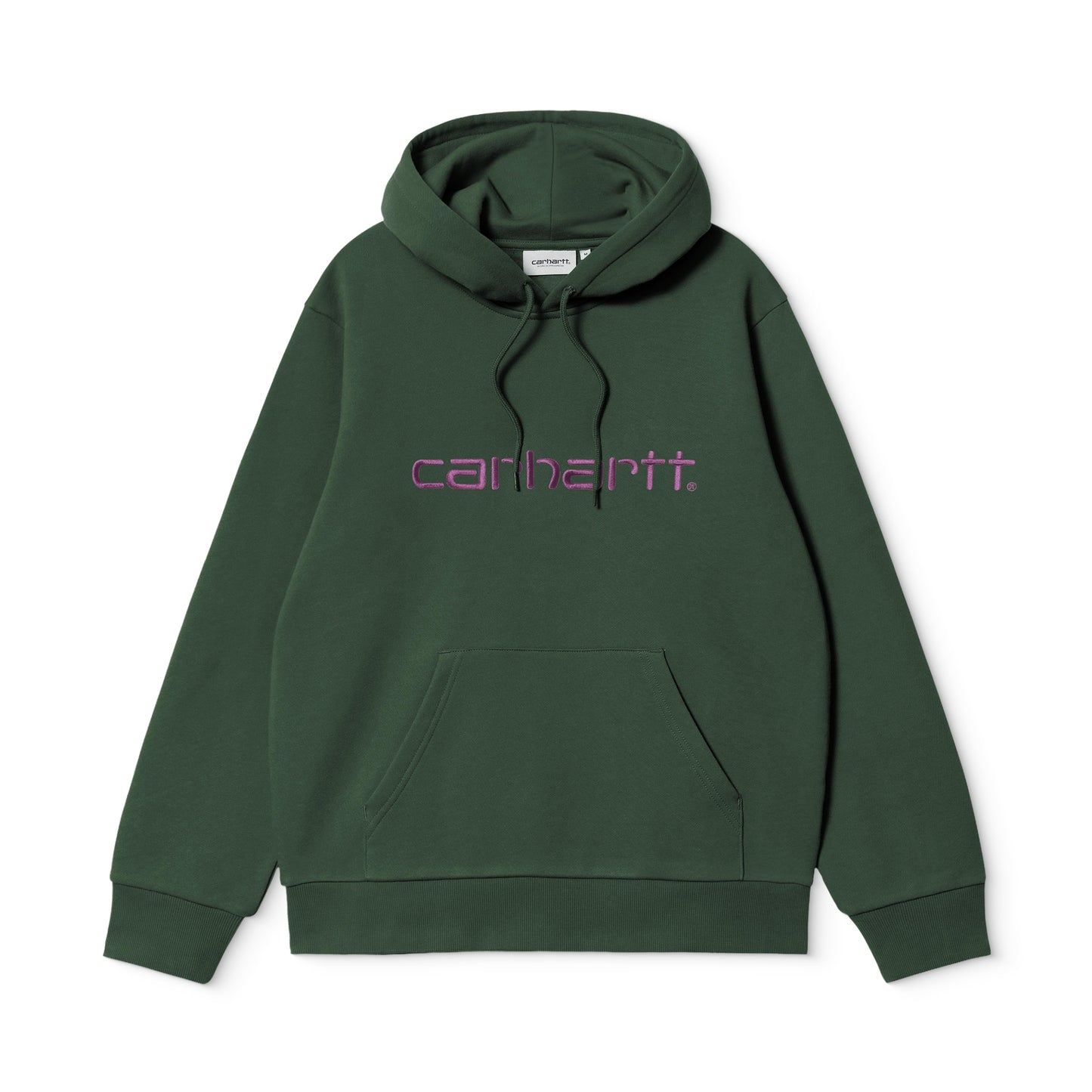 Carhartt WIP Hooded Carhartt Sweat Sycamore Tree/Phlox  - I03054738EXX