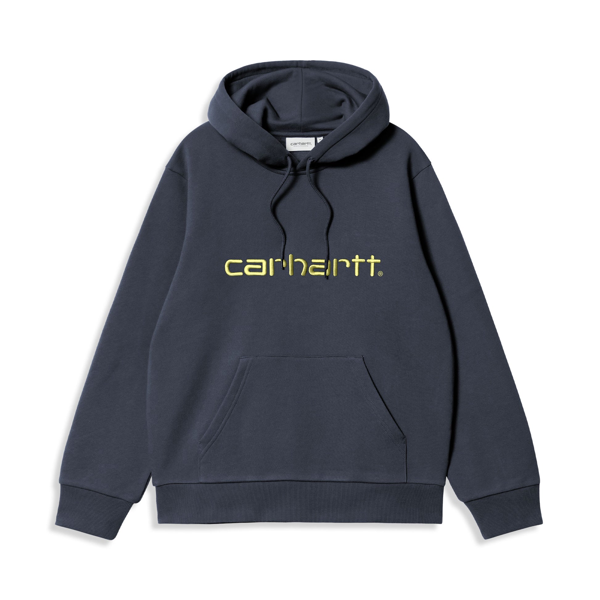 Carhartt WIP Hooded Carhartt Sweat Deep Night/Gentle Green  - I0305473PLXX