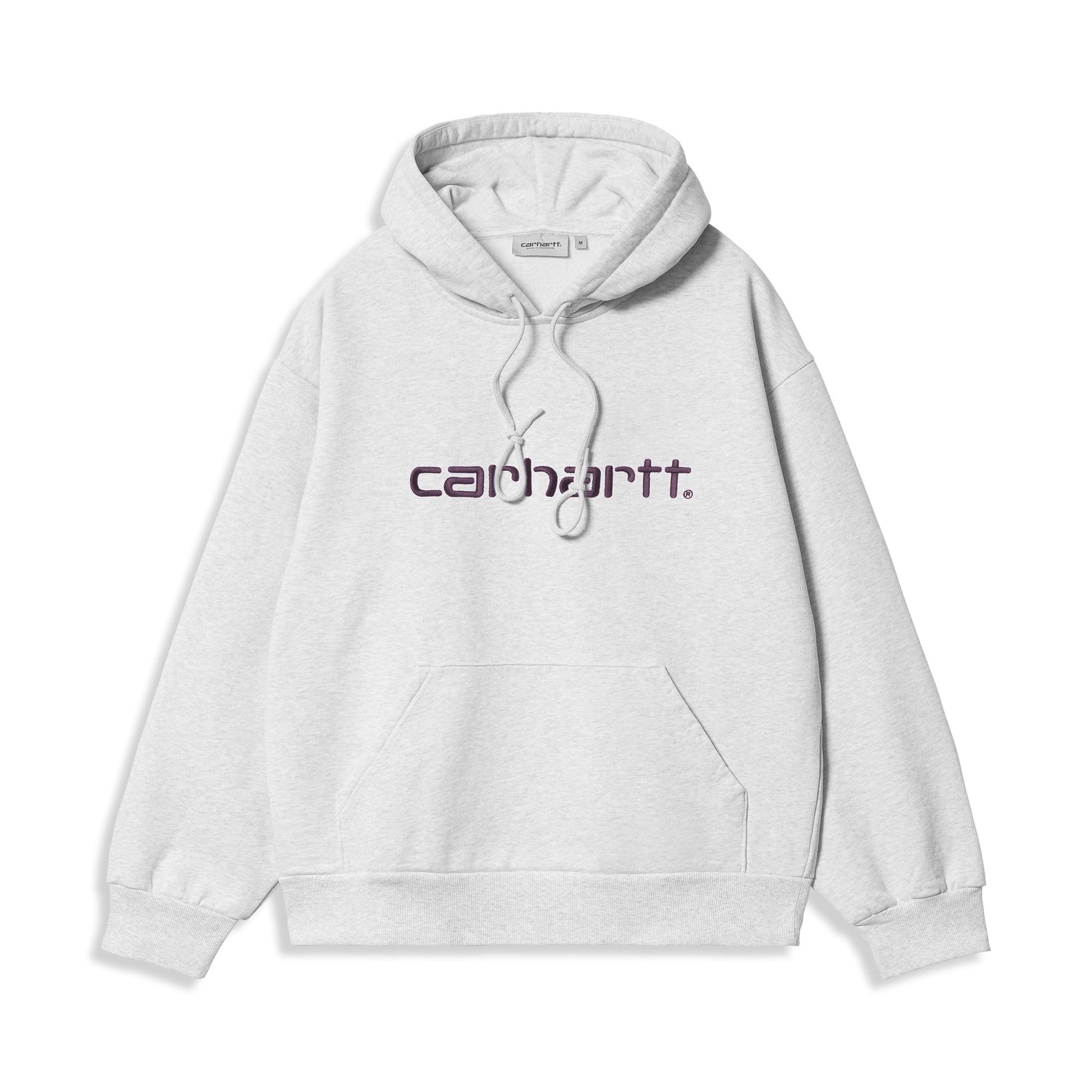 Carhartt WIP Hooded Carhartt Sweat Ash Heather/Cozy Purple  - I0305473PNXX