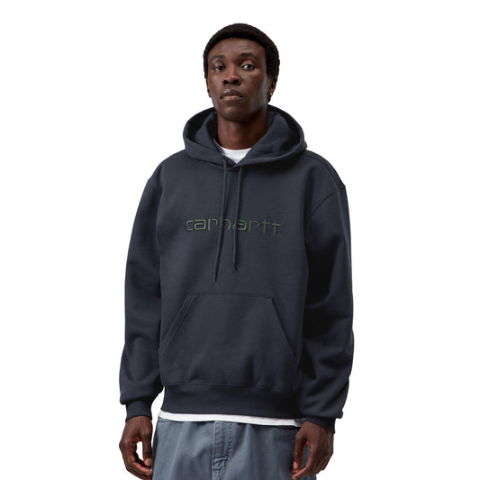 Carhartt WIP Hooded Carhartt Sweat Dark Navy/Dark Scarab  - I0305473Z0XX