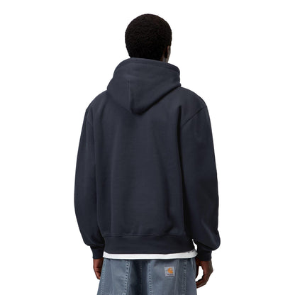 Carhartt WIP Hooded Carhartt Sweat Dark Navy/Dark Scarab  - I0305473Z0XX