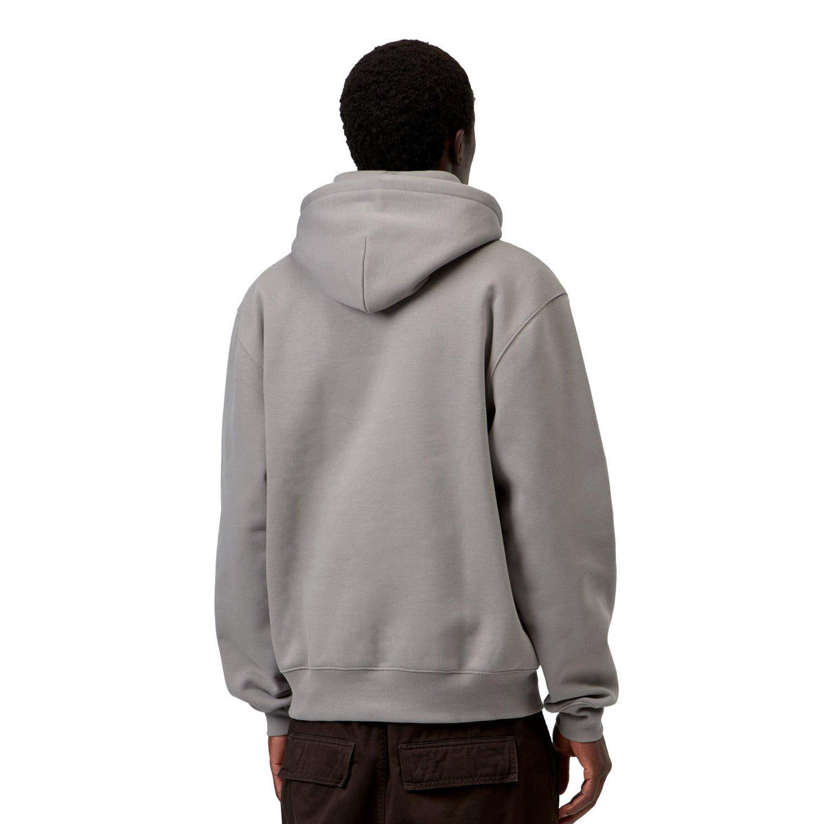 Carhartt WIP Hooded Carhartt Sweat Shady Grey/Dark Navy  - I0305473Z4XX