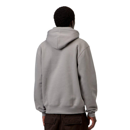 Carhartt WIP Hooded Carhartt Sweat Shady Grey/Dark Navy  - I0305473Z4XX