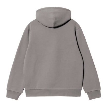 Carhartt WIP Hooded Carhartt Sweat Shady Grey/Dark Navy  - I0305473Z4XX