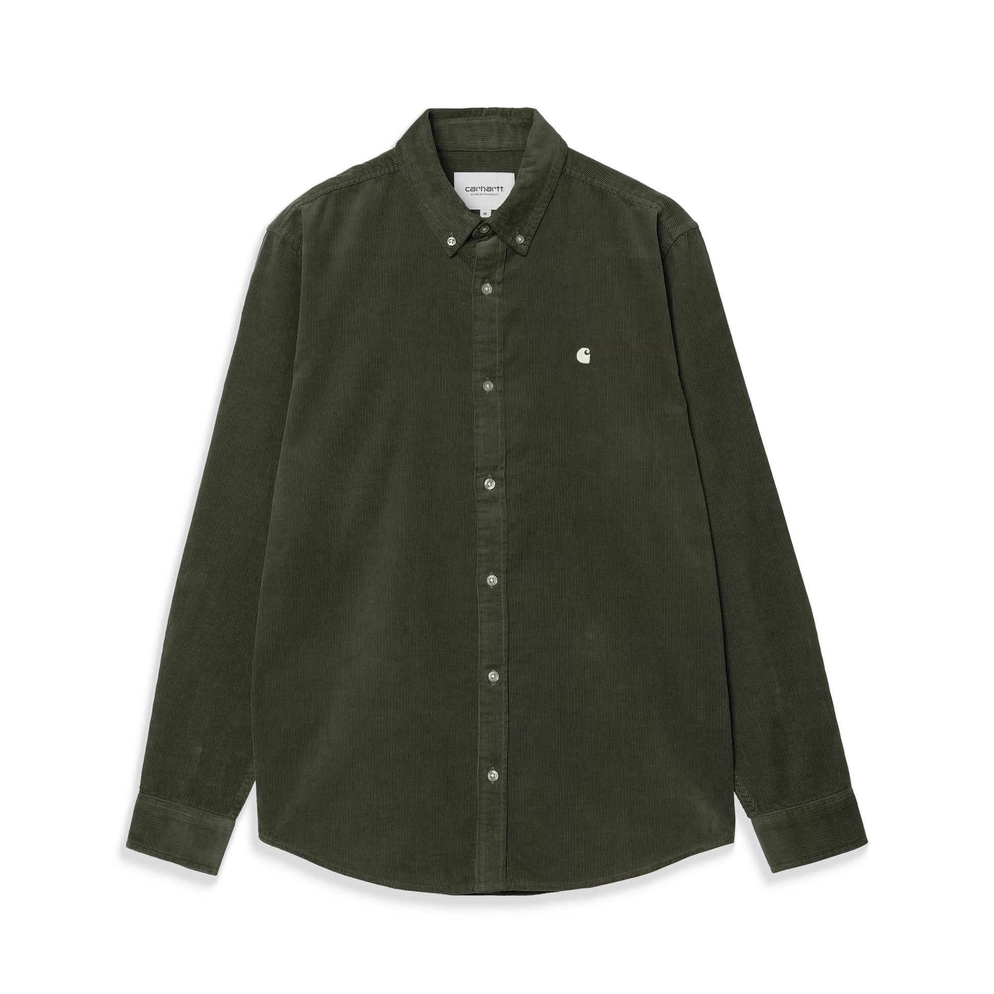Carhartt WIP L/S Madison Fine Cord Shirt Opuntia/Wax  - I0305803DEXX