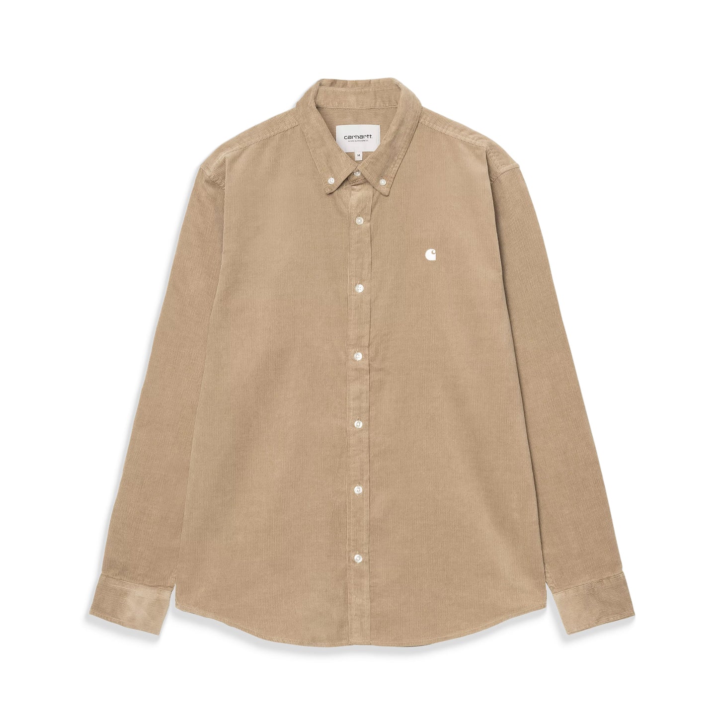 Carhartt WIP L/S Madison Fine Cord Shirt Iroko/Wax  - I0305803MEXX