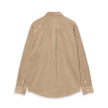 Carhartt WIP L/S Madison Fine Cord Shirt Iroko/Wax  - I0305803MEXX