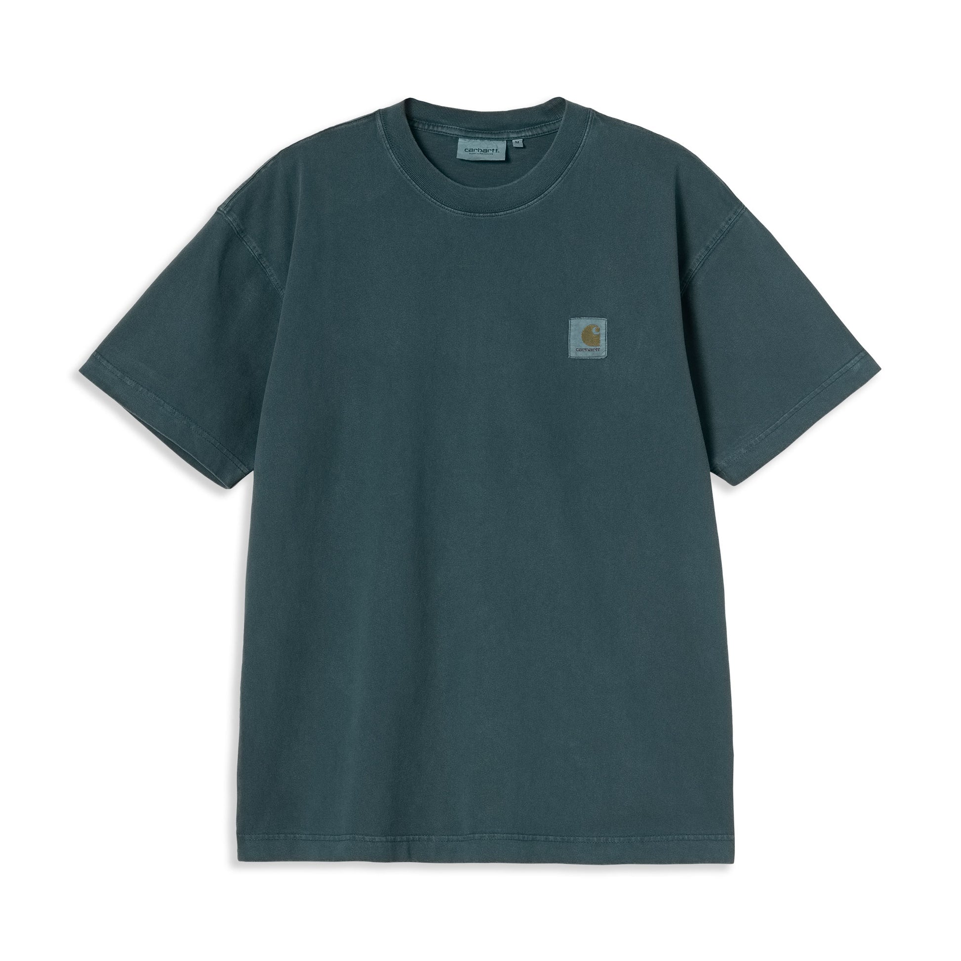 Carhartt WIP S/S Vista T-Shirt Deep Lagoon garment dyed  - I0307800AUGD