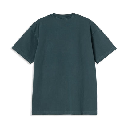 Carhartt WIP S/S Vista T-Shirt Deep Lagoon garment dyed  - I0307800AUGD